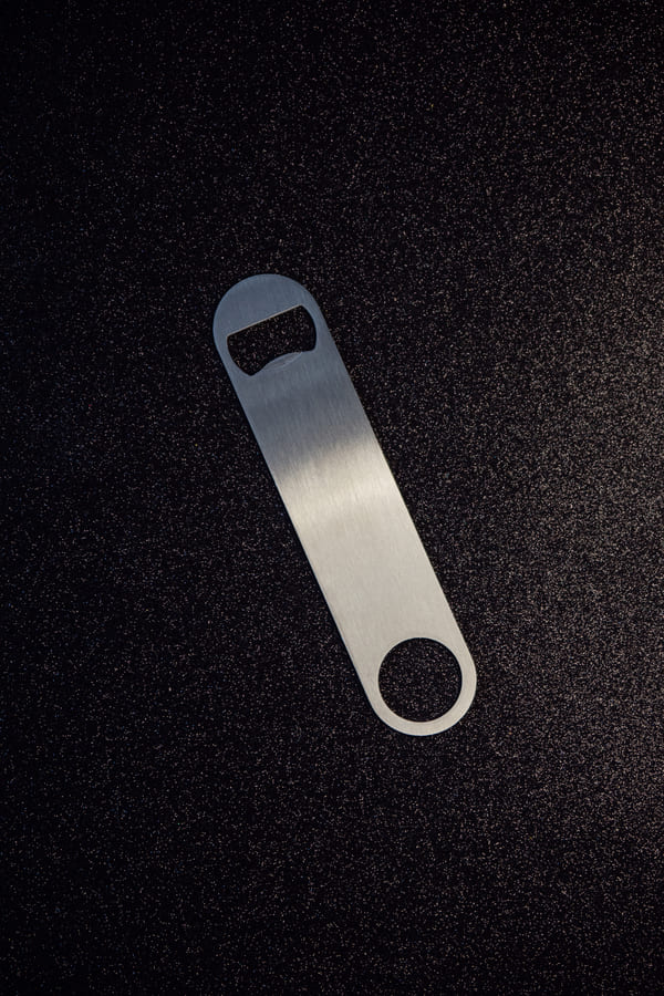 Silver Flat Bottle Opener